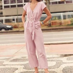 Madewell Pressed Orchid Jumpsuit